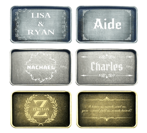 Personalized Belt Buckles